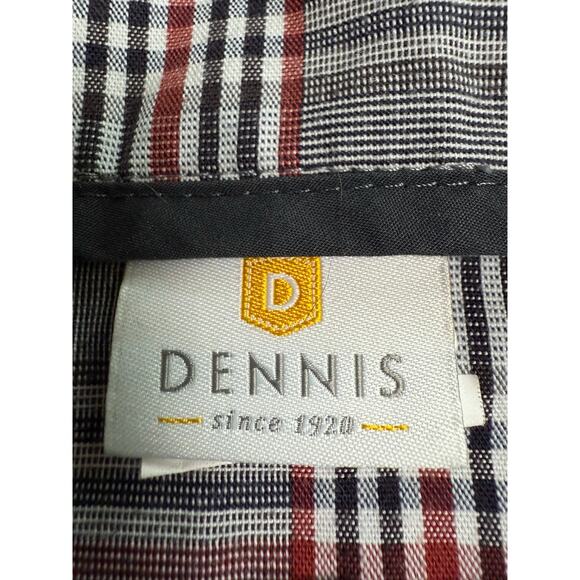 Dennis Uniform School High Waist Box Pleat Skirt Baldwin Plaid JUNIORS 15 - Picture 8 of 10
